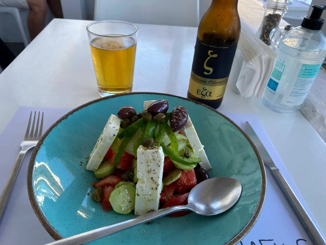 Greek Salad in Paros