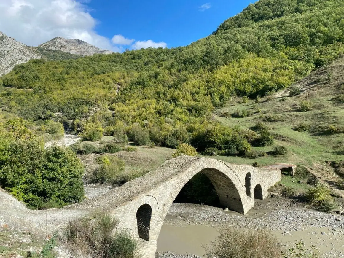 Old bridge in Albania