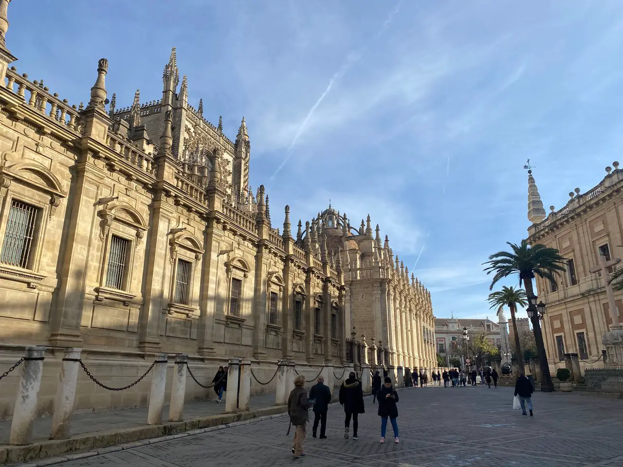 Exterior of Seville Cathedral.