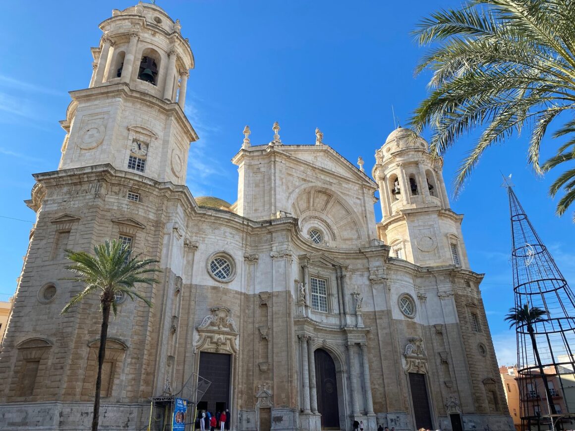 Cadiz Cathedral in the sun.