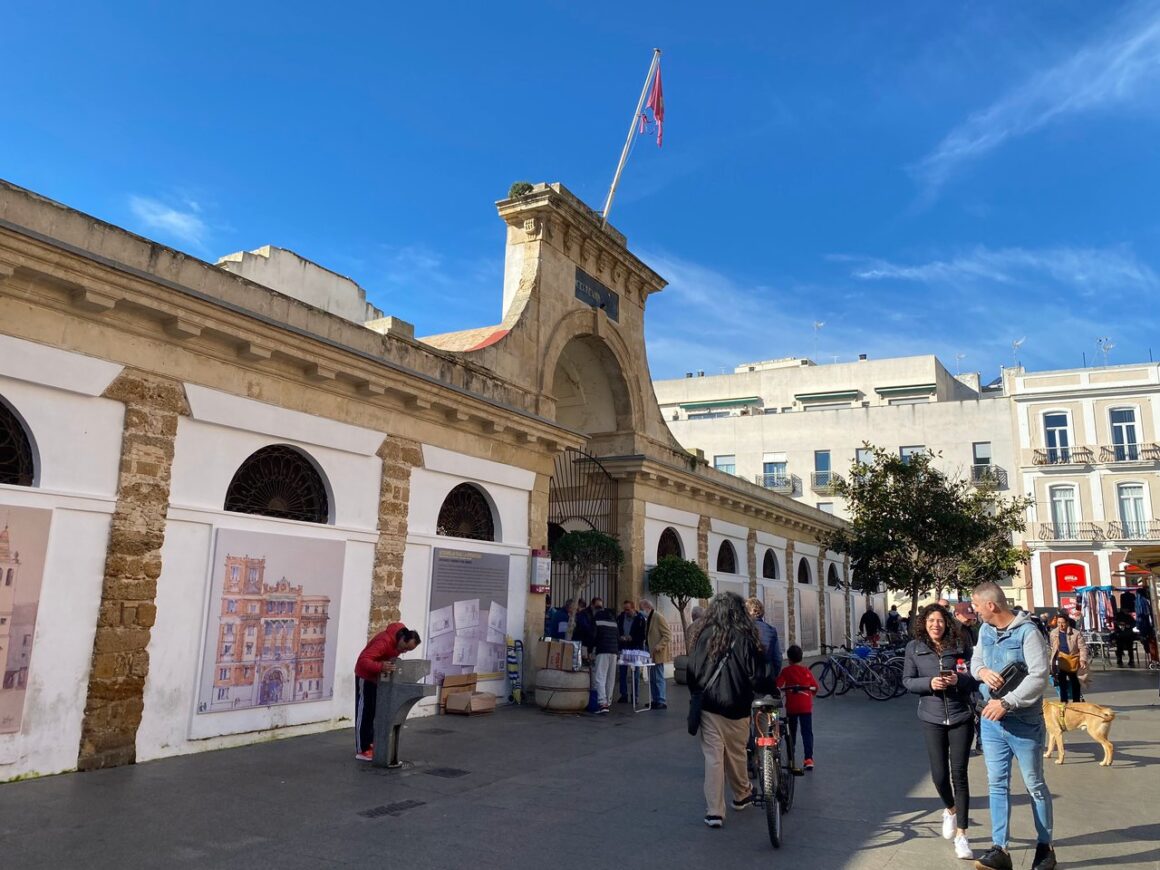 Cadiz Market, as seen on a day trip from Seville