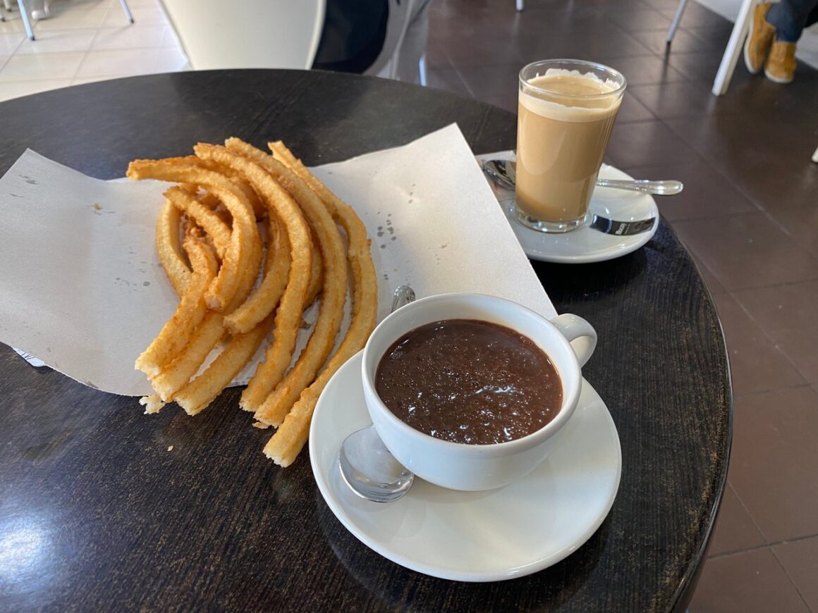 Churros and chocolate in Cadiz