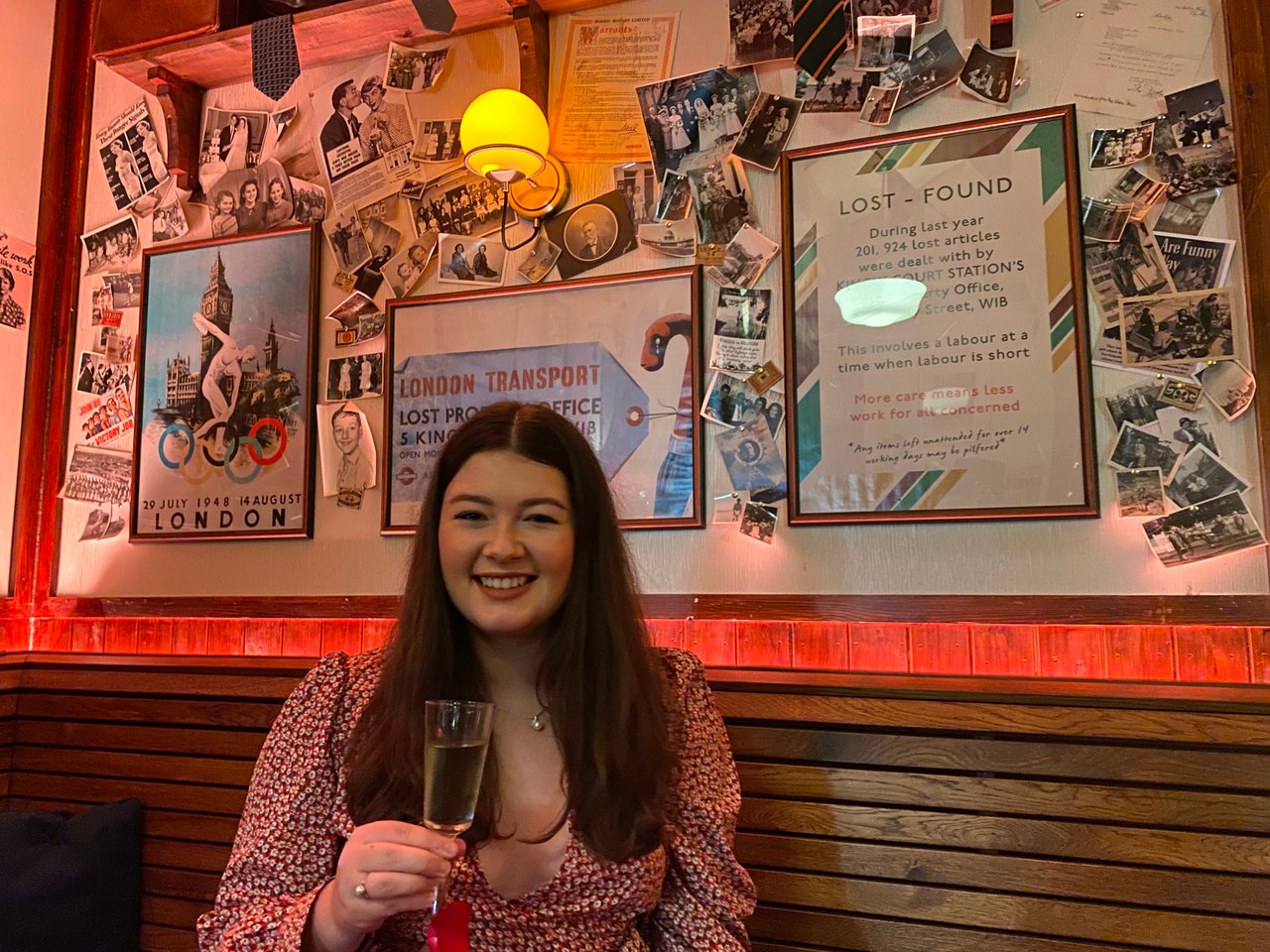 Ella at Cahoots bar in London