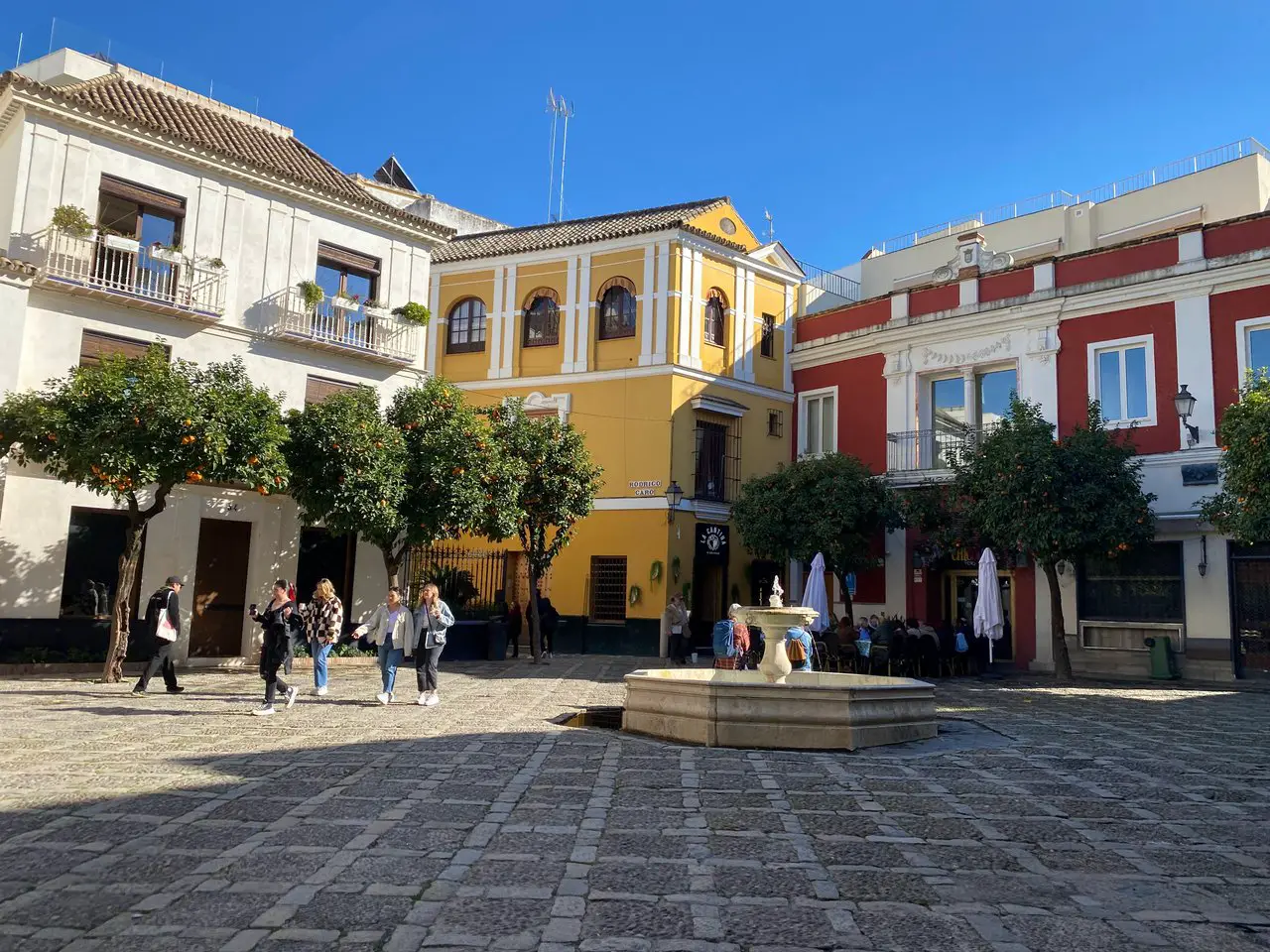 Colourful buildings in Andalucía, Spain