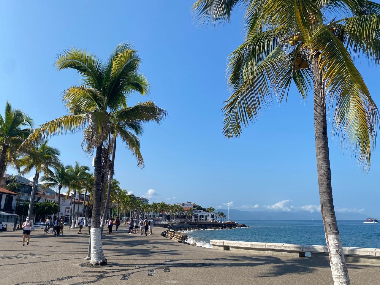 Malecon boardwalk in Puerto Vallarta