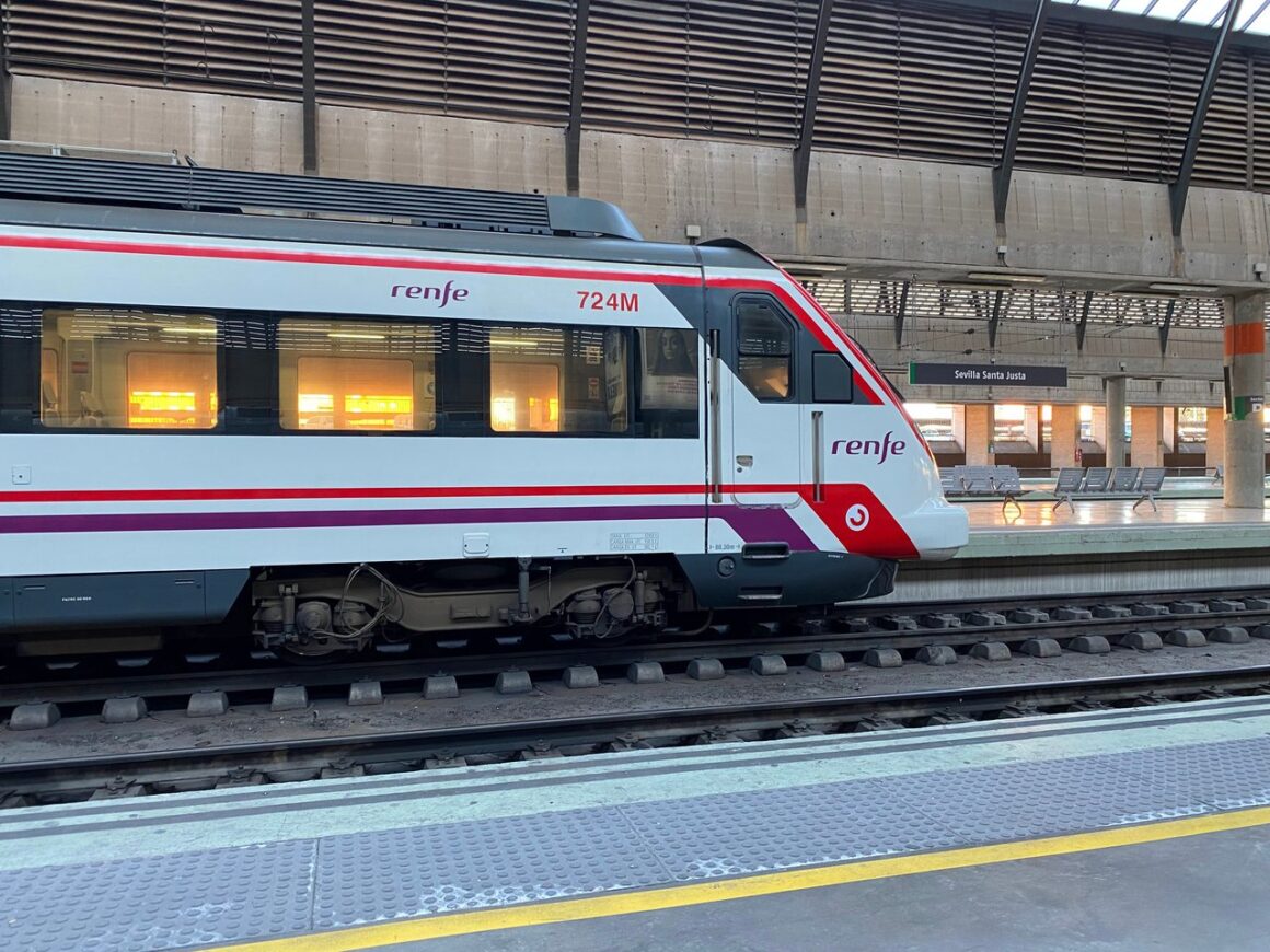 Renfe train in Spain