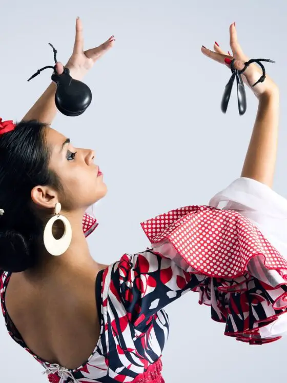 Female flamenco dancer