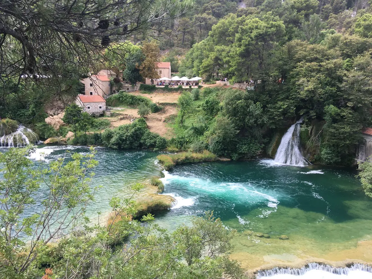 Krka waterfalls trip from Split in Croatia