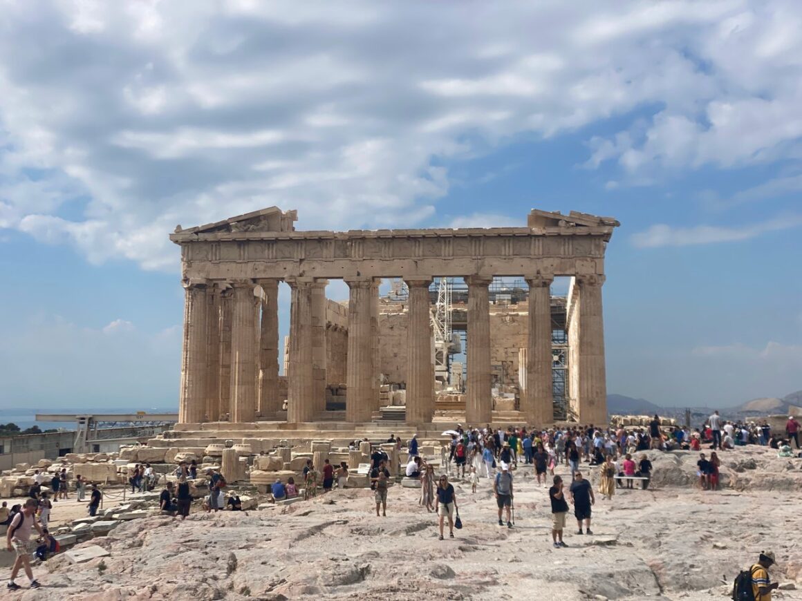 Parthenon ruins in Greece