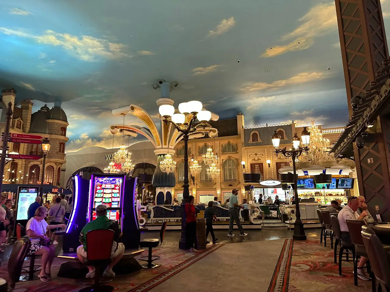 Casino inside the Paris Hotel Vegas