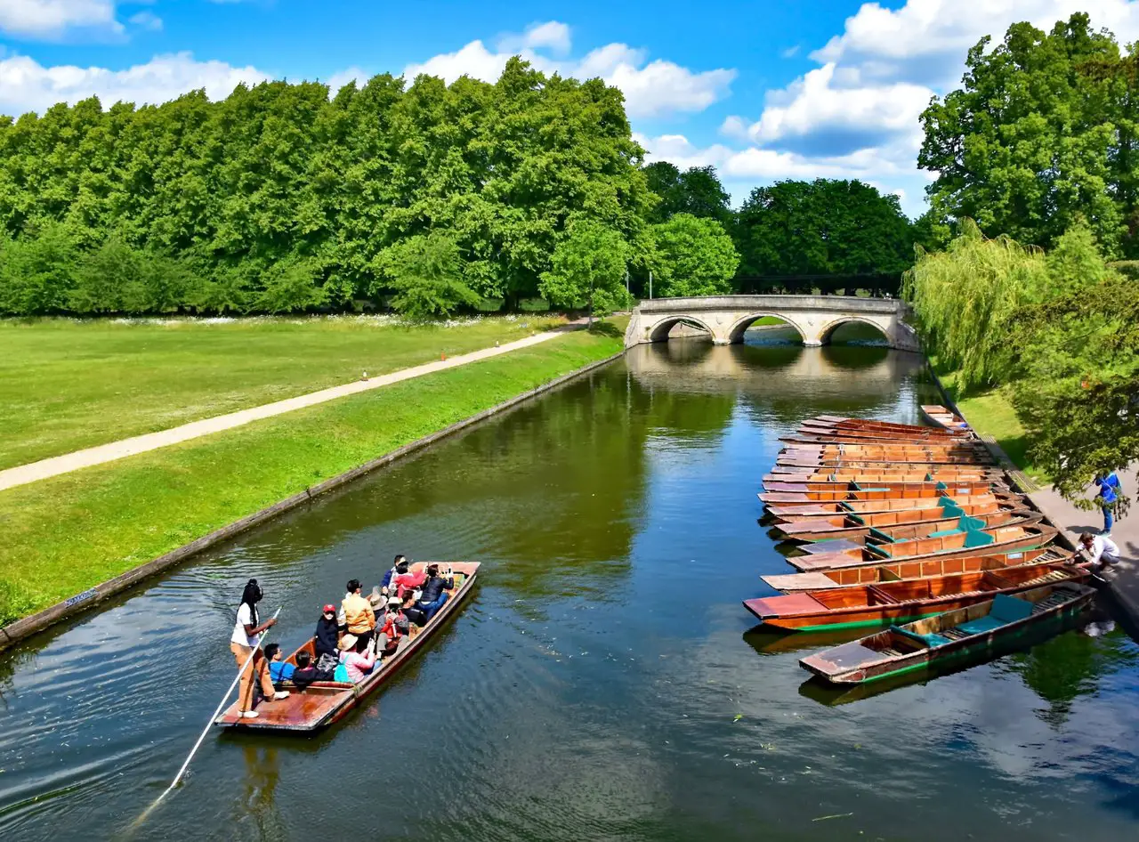 Punting in Cambridge England