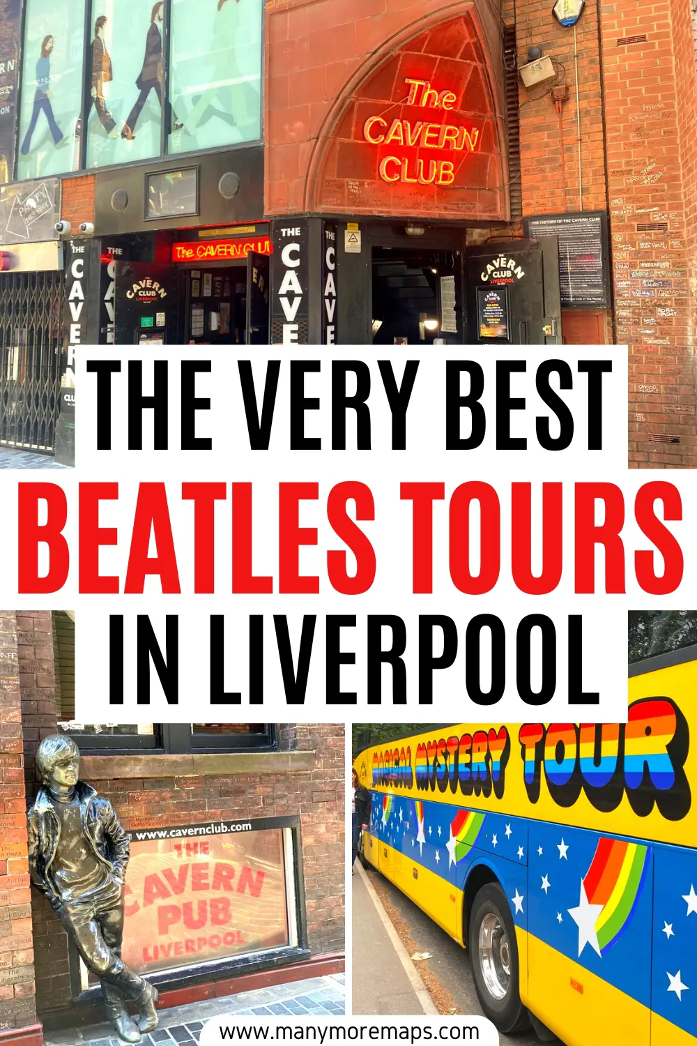 Pinterest Pin for the best Beatles tours in Liverpool