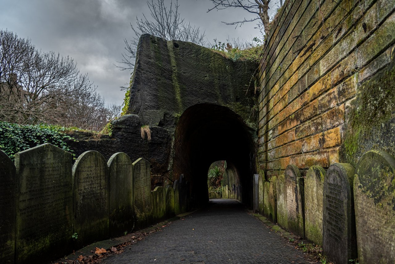 St James' Cemetery in Liverpool, the site of some of the best Liverpool ghost tours