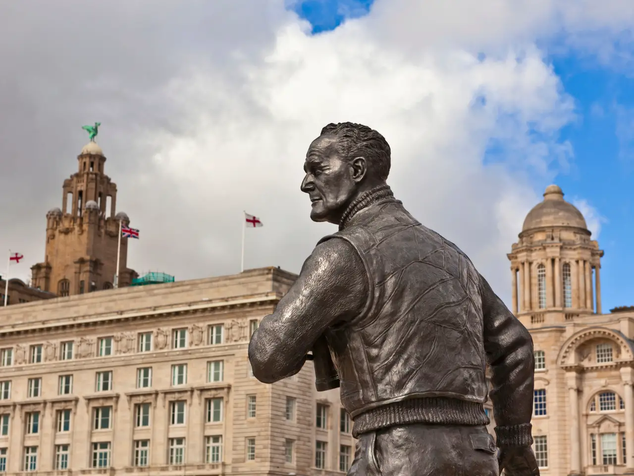 Johnny Walker statue Liverpool