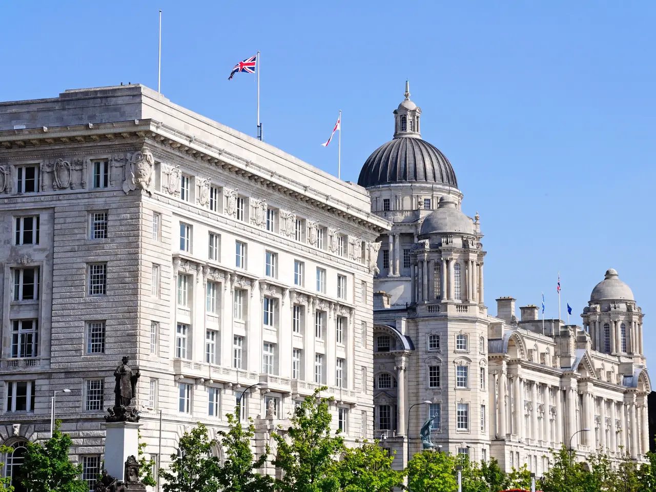 Liverpool Cunard Building, one of the most famous landmarks in Liverpool
