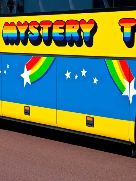Magical Mystery Tour bus