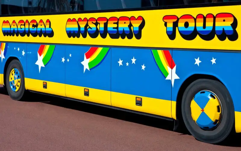 Magical Mystery Tour bus
