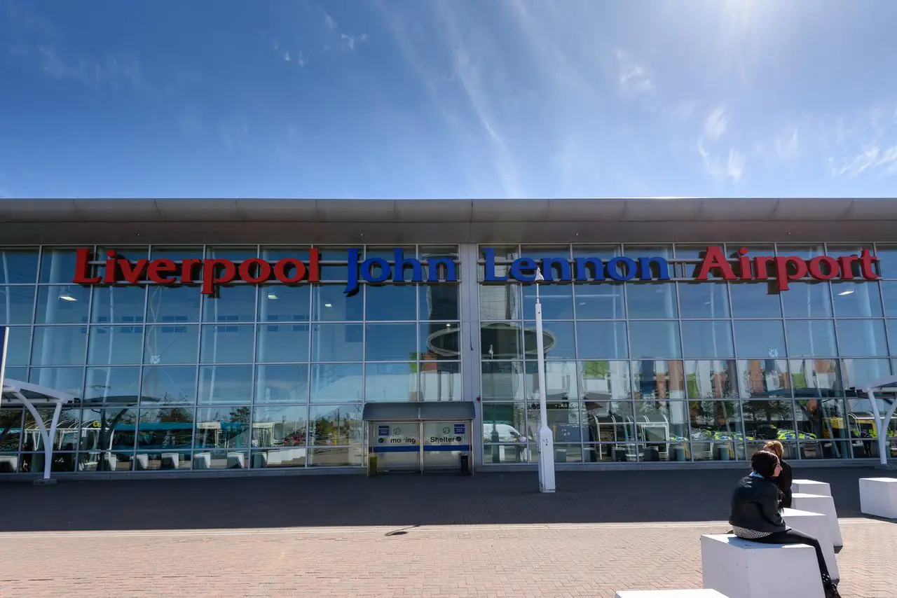 Glass exterior of Liverpool John Lennon Airport. The convenience of having its own international airport means that Liverpool is worth a visit