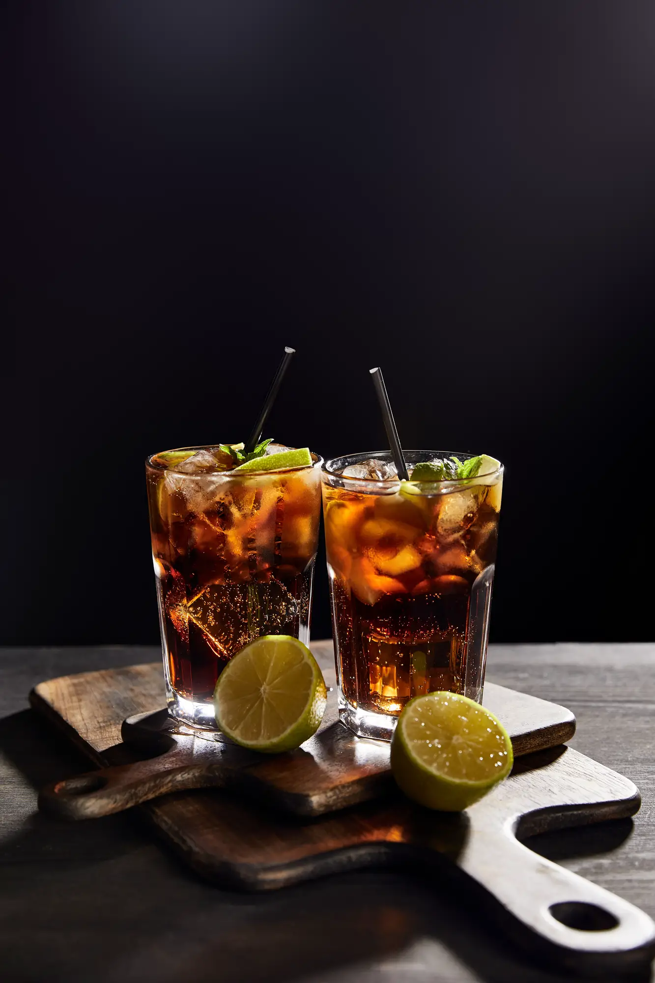Two glasses of cuba libre, available at many Liverpool happy hours
