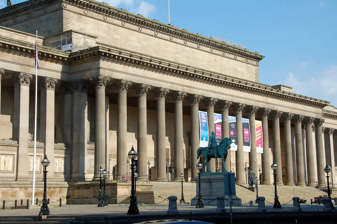 St George's Hall in Liverpool England