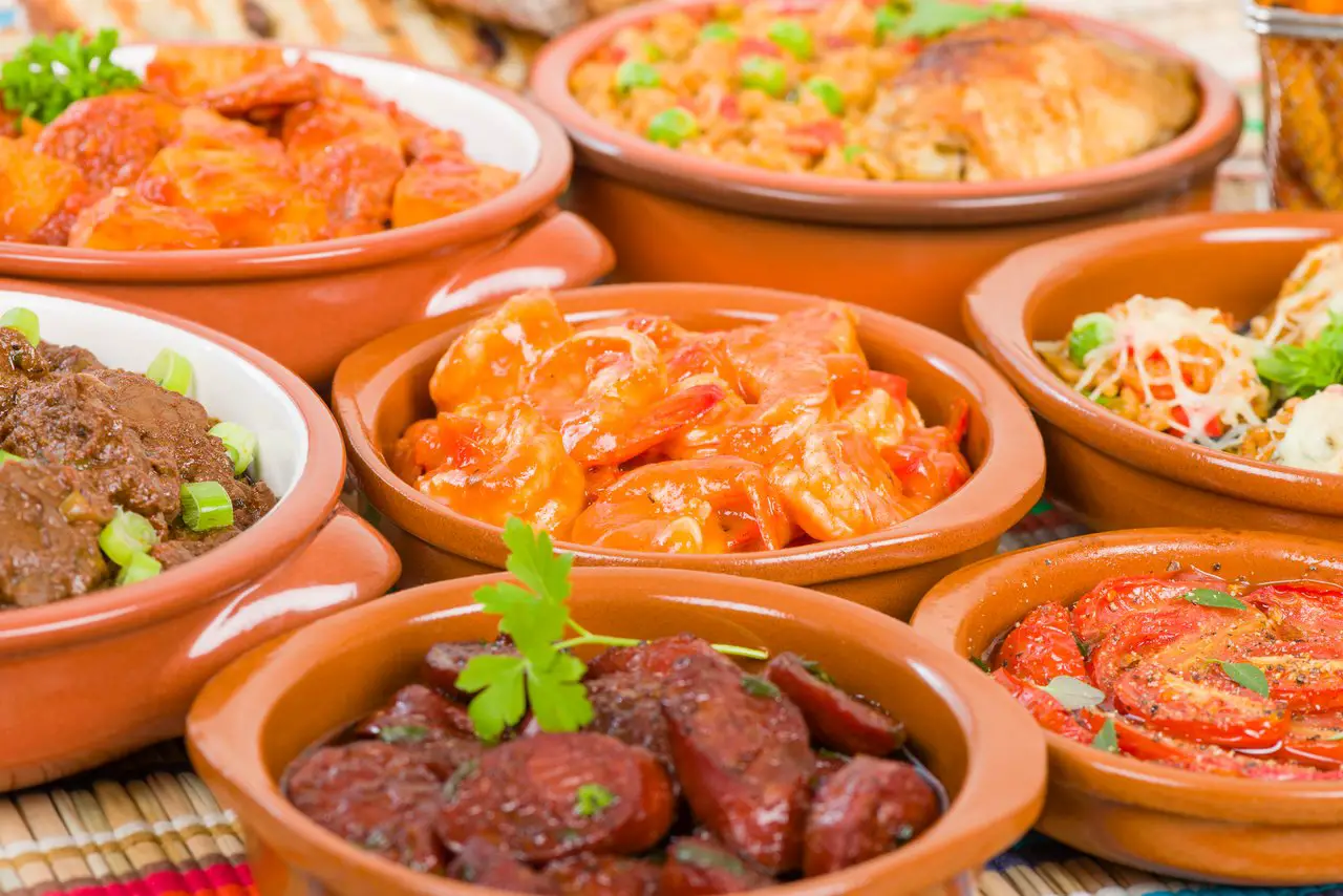 Multiple small plates of Cuban tapas in Liverpool